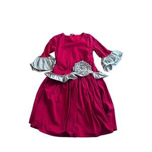 Chasing Fireflies Dress - Red Floral - Girls Size 11/12